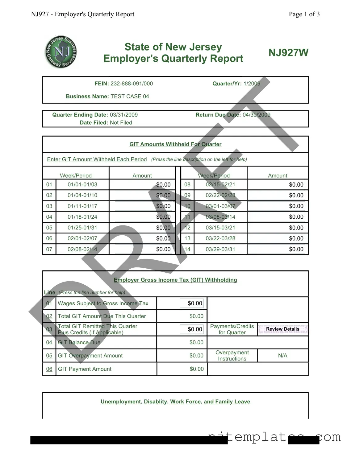 Get Nj 927 W Form