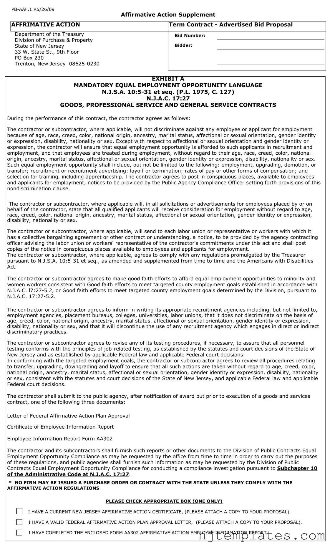 Get Nj Report Form