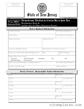 Get New Jersey Ppt 6 B Form