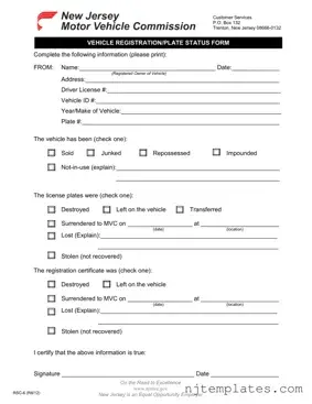 Get New Jersey Rsc 6 Form