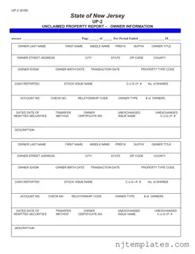 Get New Jersey Up 2 Form