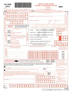 Get Nj 1040 Form