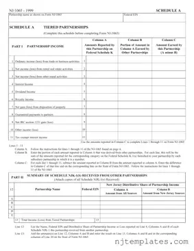 Get Nj 1065 Schedule A Form