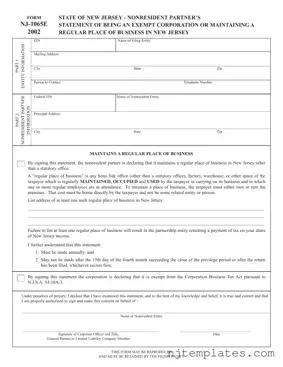 Get Nj 1065E Form