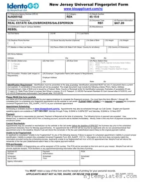 Get Nj Fingerprint Form