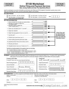 Get Nj Sales Tax St 50 Form