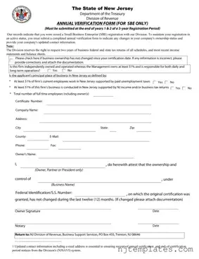 Get Nj Verification Form