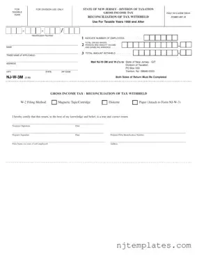 Get Nj W 3M Form