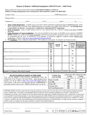 Get Njdep Add On Form